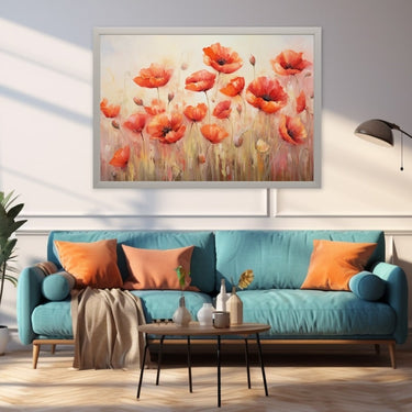 Poppies Oil on Canvas